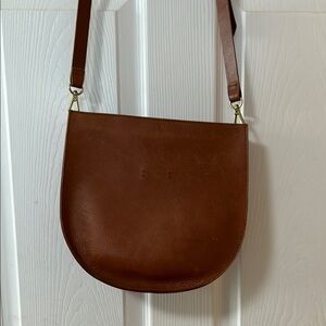 Brown Leather Crossbody Bag
